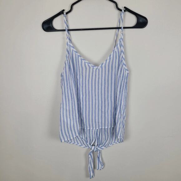 H&M XS Tie Front Spaghetti Strap Tank - Picture 2 of 4